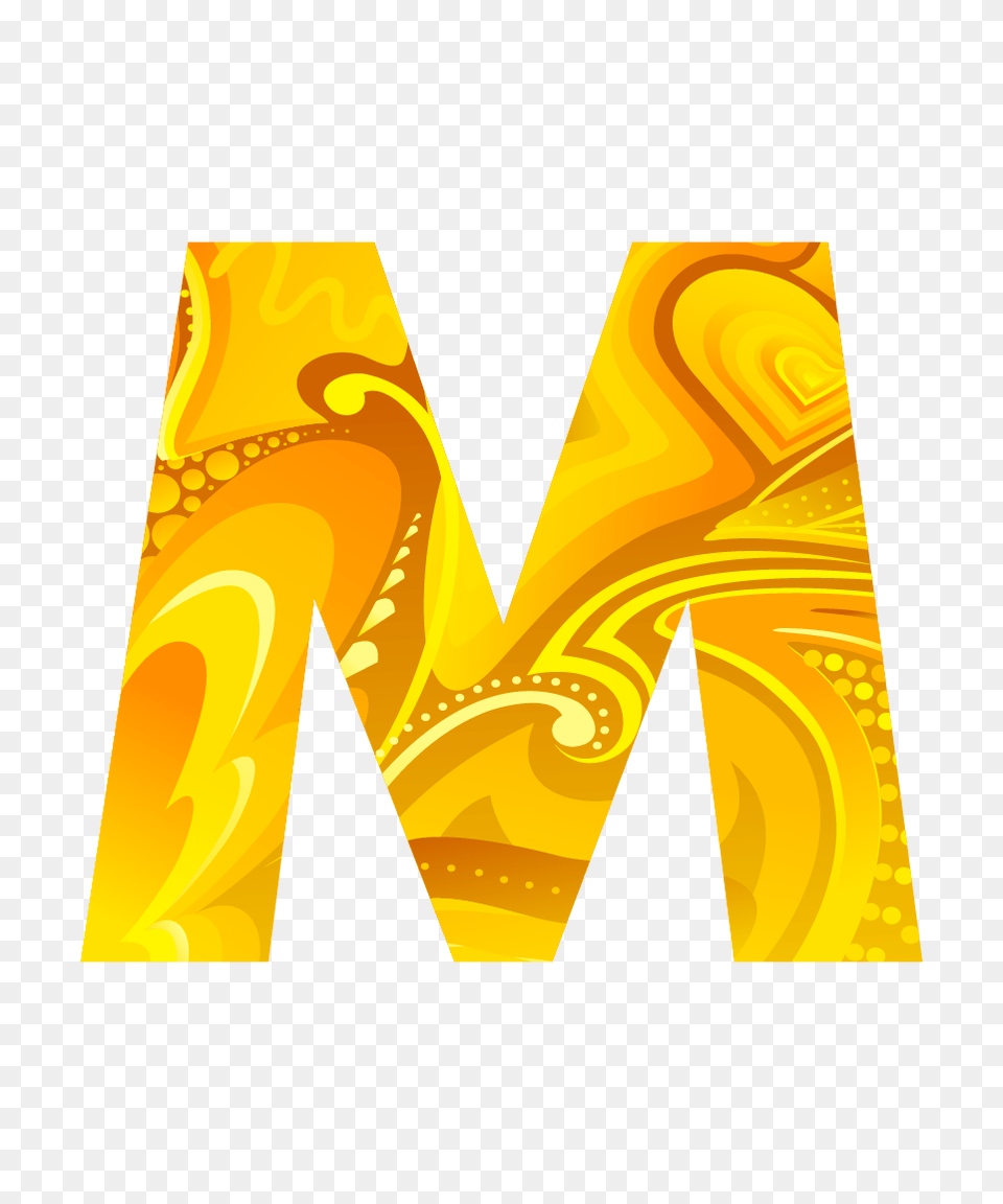 Letter M, Pattern, Gold, Dynamite, Weapon Png Image