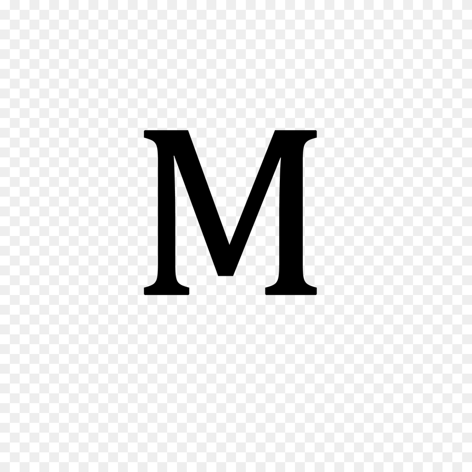 Letter M, Blackboard, Electronics, Screen Free Png