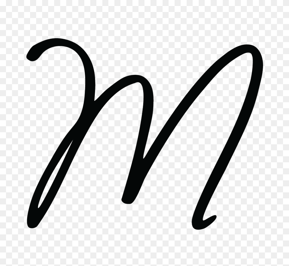 Letter M, Handwriting, Text, Signature Free Transparent Png