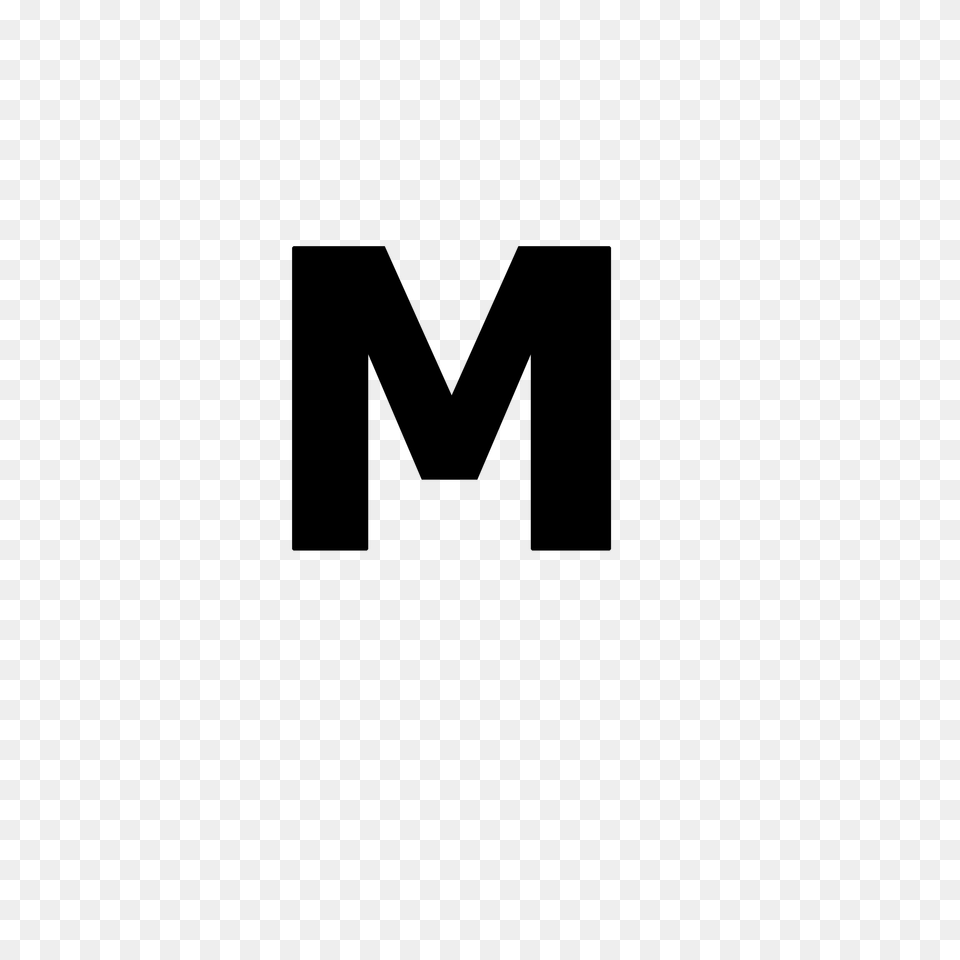 Letter M, Blackboard, Electronics, Screen Free Transparent Png