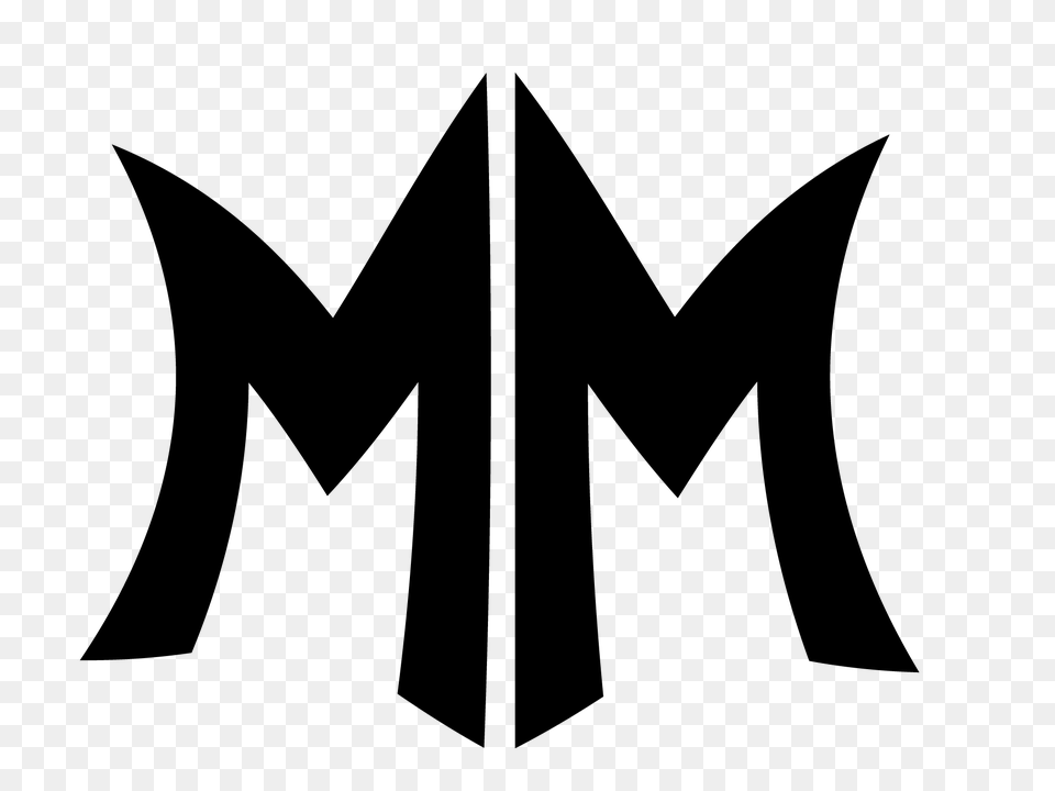 Letter M, Gray Png