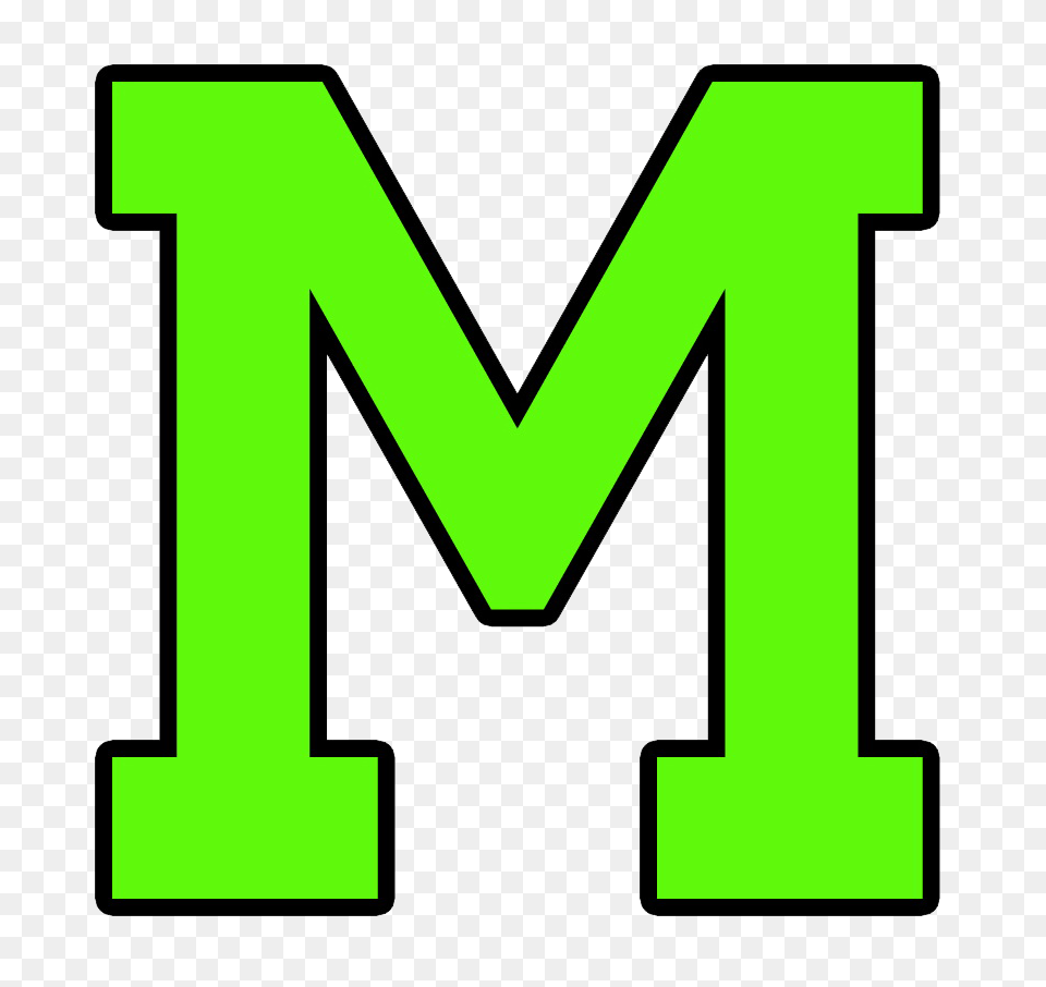 Letter M, Green, Symbol, First Aid, Text Png Image