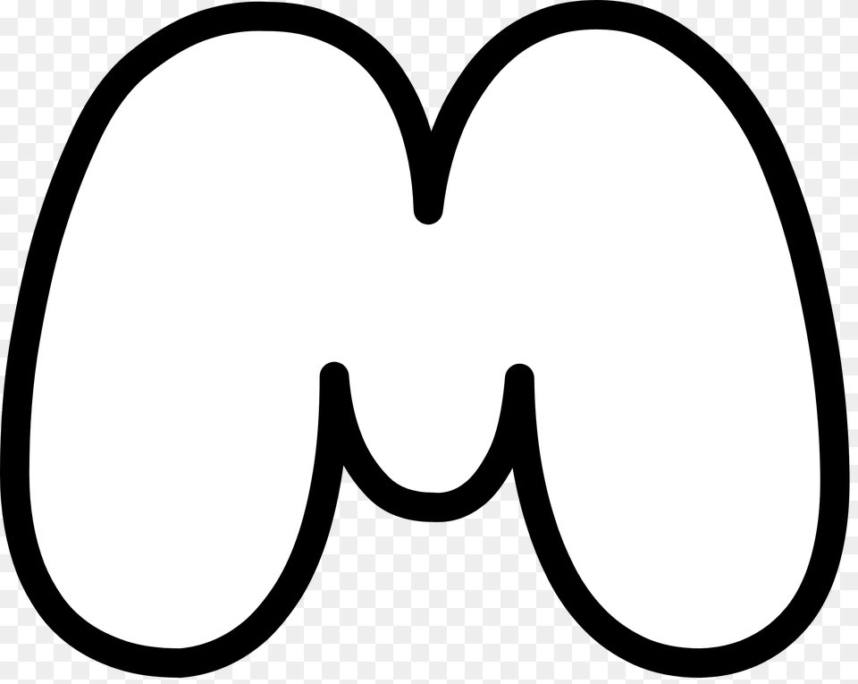 Letter M, Person, Mustache, Head, Face Free Png