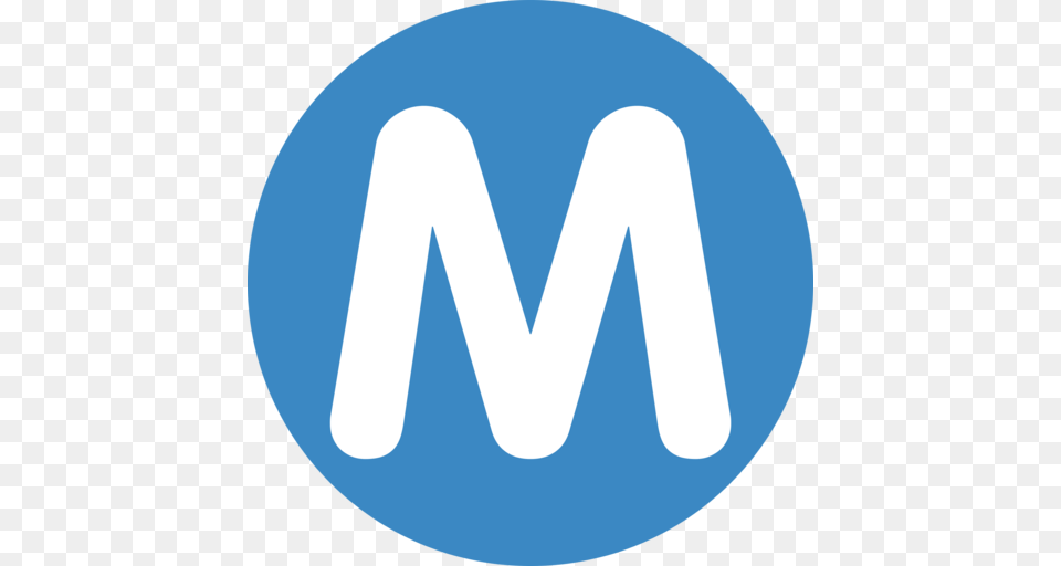 Letter M, Logo, Sign, Symbol, Disk Png