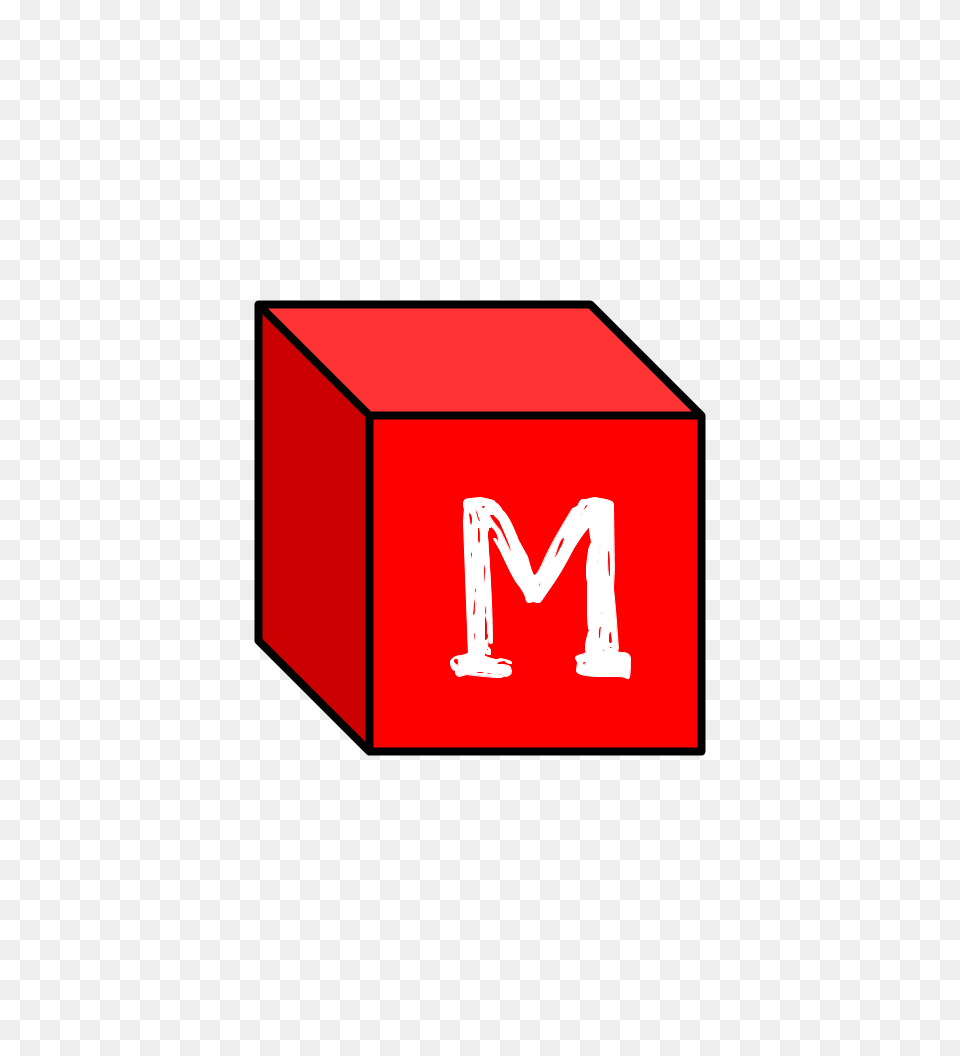 Letter M, Box Png Image