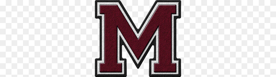 Letter M, Maroon, Home Decor, Scoreboard Free Png Download