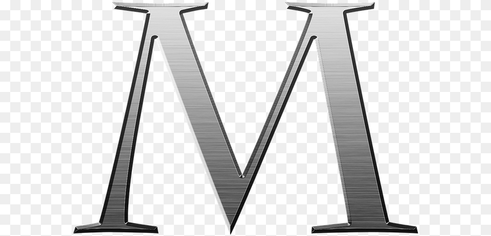 Letter M Alphabet Metallic Abc Dot Free Png