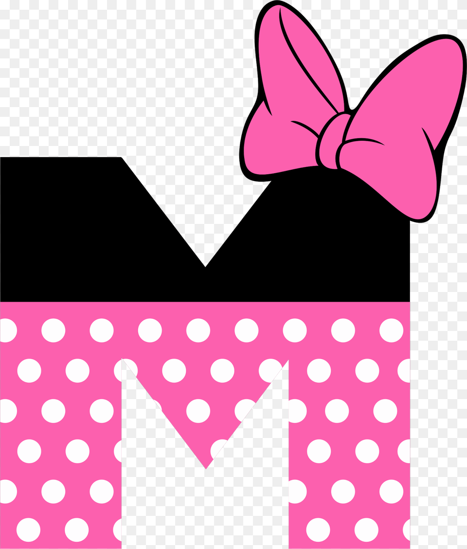 Letter M Minnie Mouse, Accessories, Formal Wear, Pattern, Tie Free Png Download