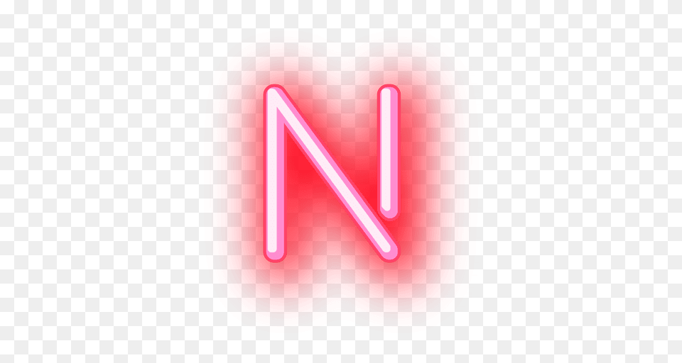 Letter N, Light, Neon, Food, Ketchup Free Png Download