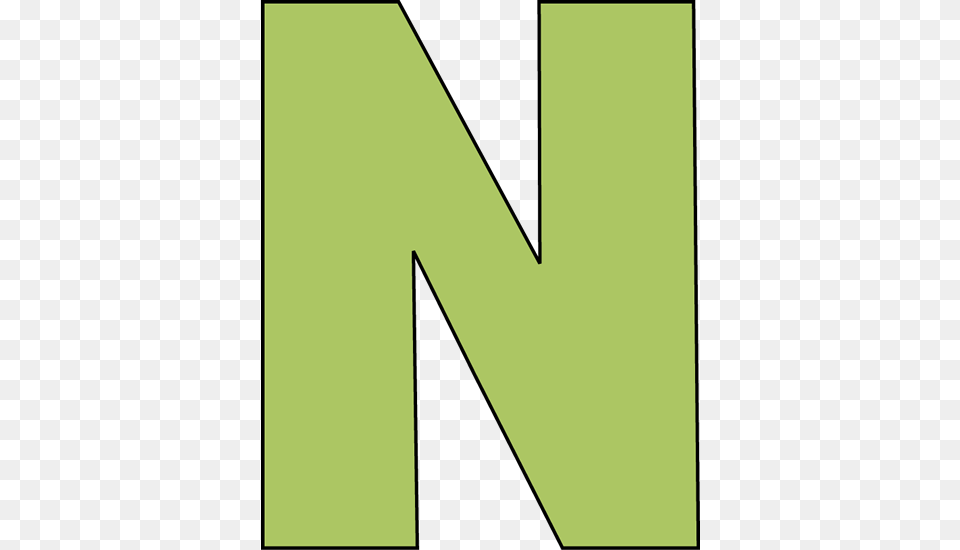 Letter N, Symbol, Green, Number, Text Free Png