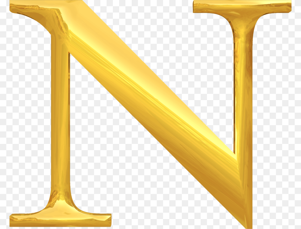 Letter N, Gold, Text, Number, Symbol Free Png