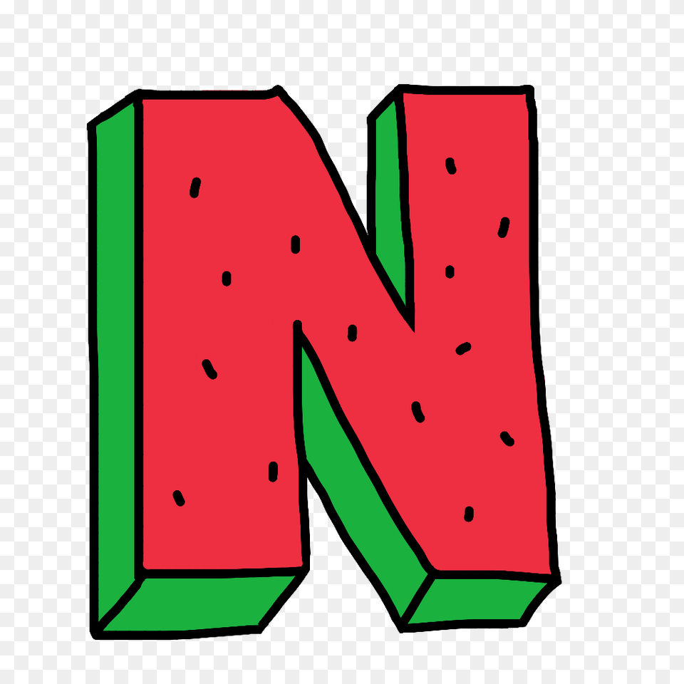 Letter N, Food, Fruit, Plant, Produce Png Image