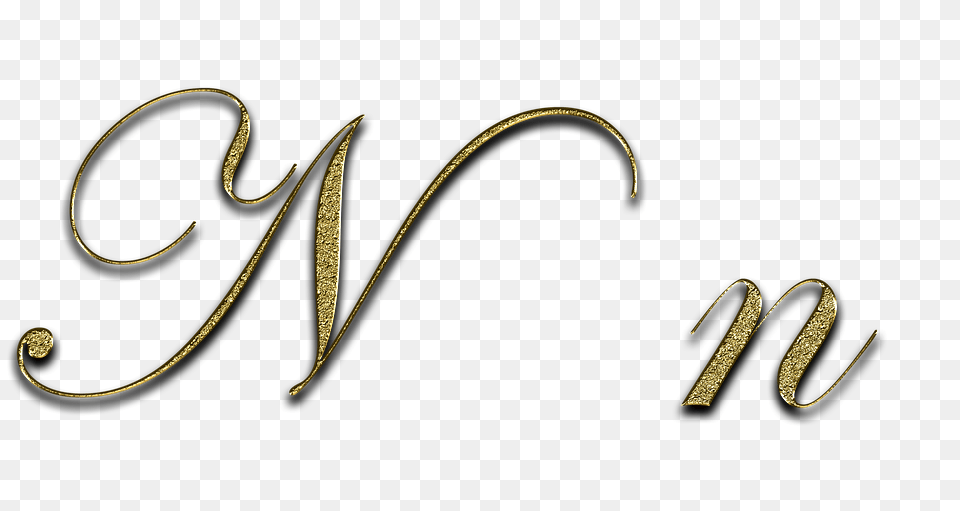 Letter N, Handwriting, Text, Calligraphy Png
