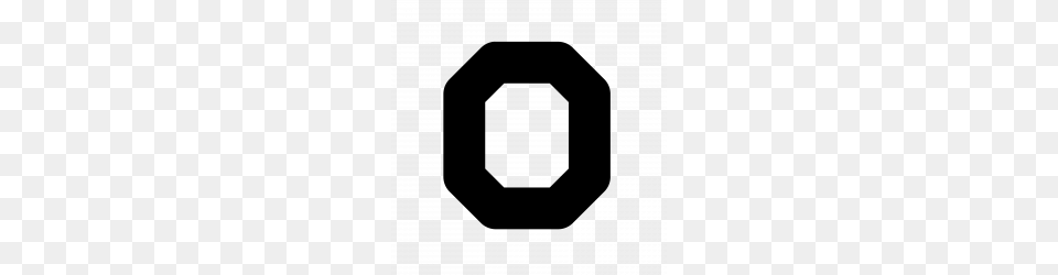 Letter O, Gray Free Png Download