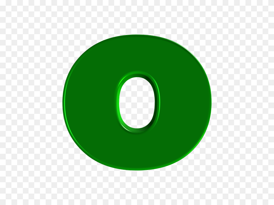 Letter O, Green, Text, Symbol, Disk Free Png