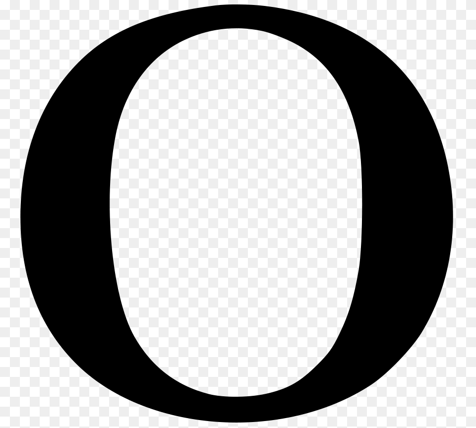Letter O Photo Arts, Gray Free Transparent Png