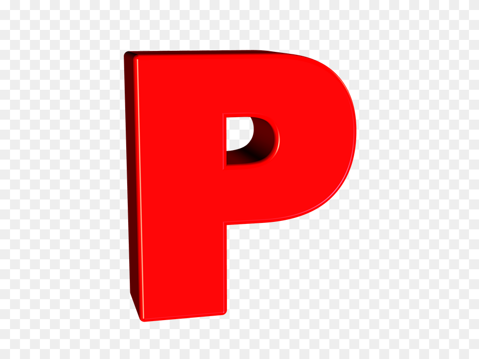 Letter P, Number, Symbol, Text, Mailbox Free Png Download