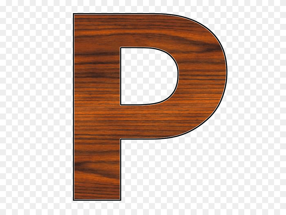 Letter P, Wood, Plywood, Hardwood, Stained Wood Free Transparent Png