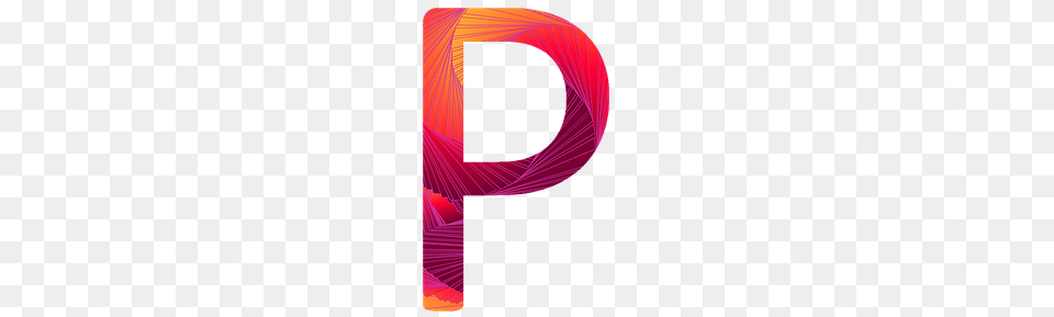 Letter P, Cutlery, Fork, Purple, Art Free Png