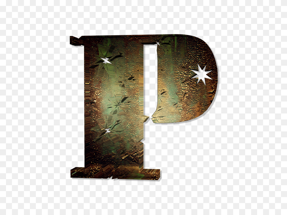 Letter P, Bronze, Nature, Night, Outdoors Free Png