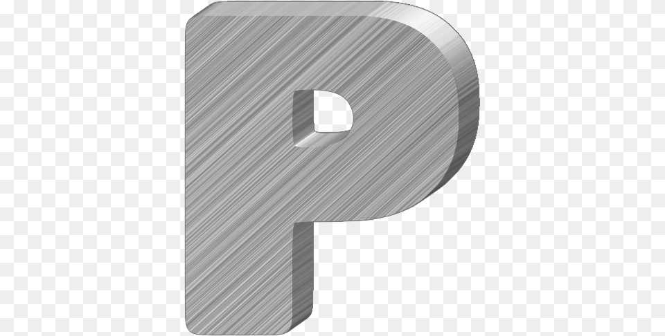 Letter P, Aluminium Png Image