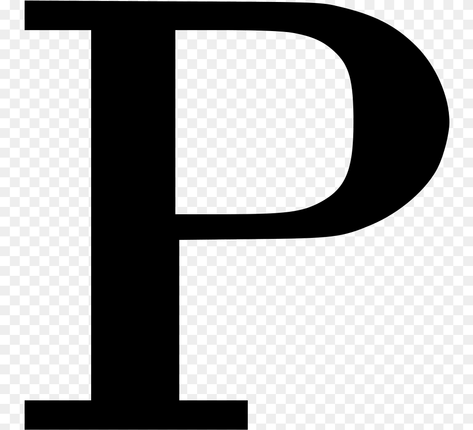 Letter P Clip Art Letter P Clipart, Gray Png Image