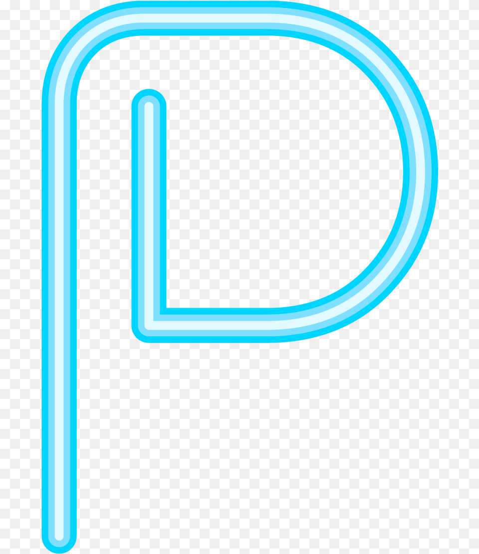 Letter P Image Letter P Transparent Background, Light, Neon Free Png Download