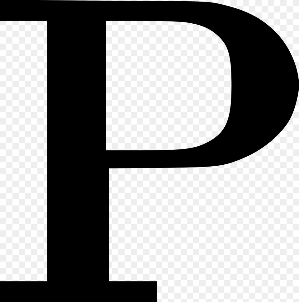 Letter P Group, Gray Png Image