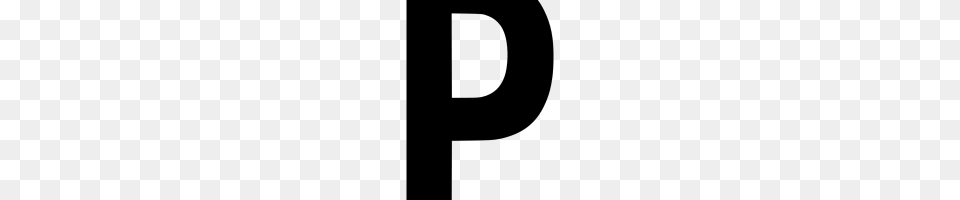 Letter P Logo Gray Png Image