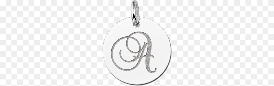 Letter Pendant Necklace Silver Anthea, Handwriting, Text, Accessories, Earring Png