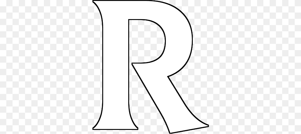 Letter R, Number, Symbol, Text, Bow Png Image