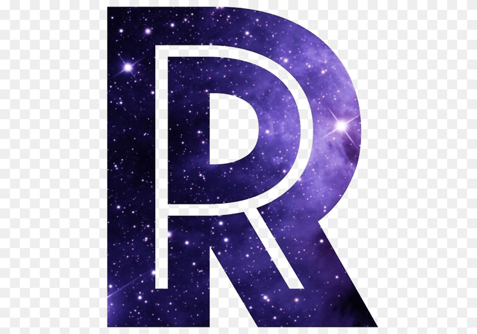 Letter R Download Image Arts Letter R Space, Purple, Number, Symbol, Text Png
