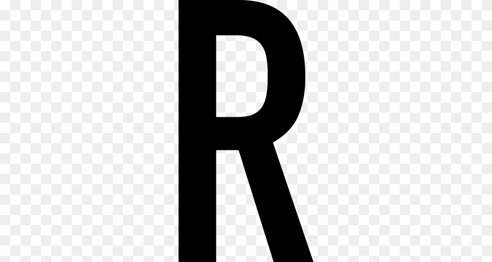 Letter R Letter Map Icon With And Vector Format For Gray Free Transparent Png