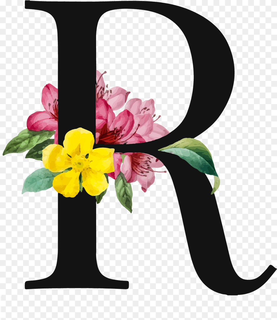 Letter R Royalty Letter R Royalty Free, Art, Flower, Flower Arrangement, Graphics Png Image