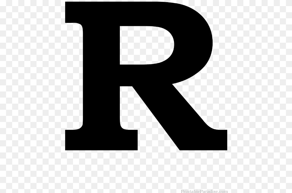 Letter R Transparent Images Black Cut Out Letters, Number, Symbol, Text Png Image