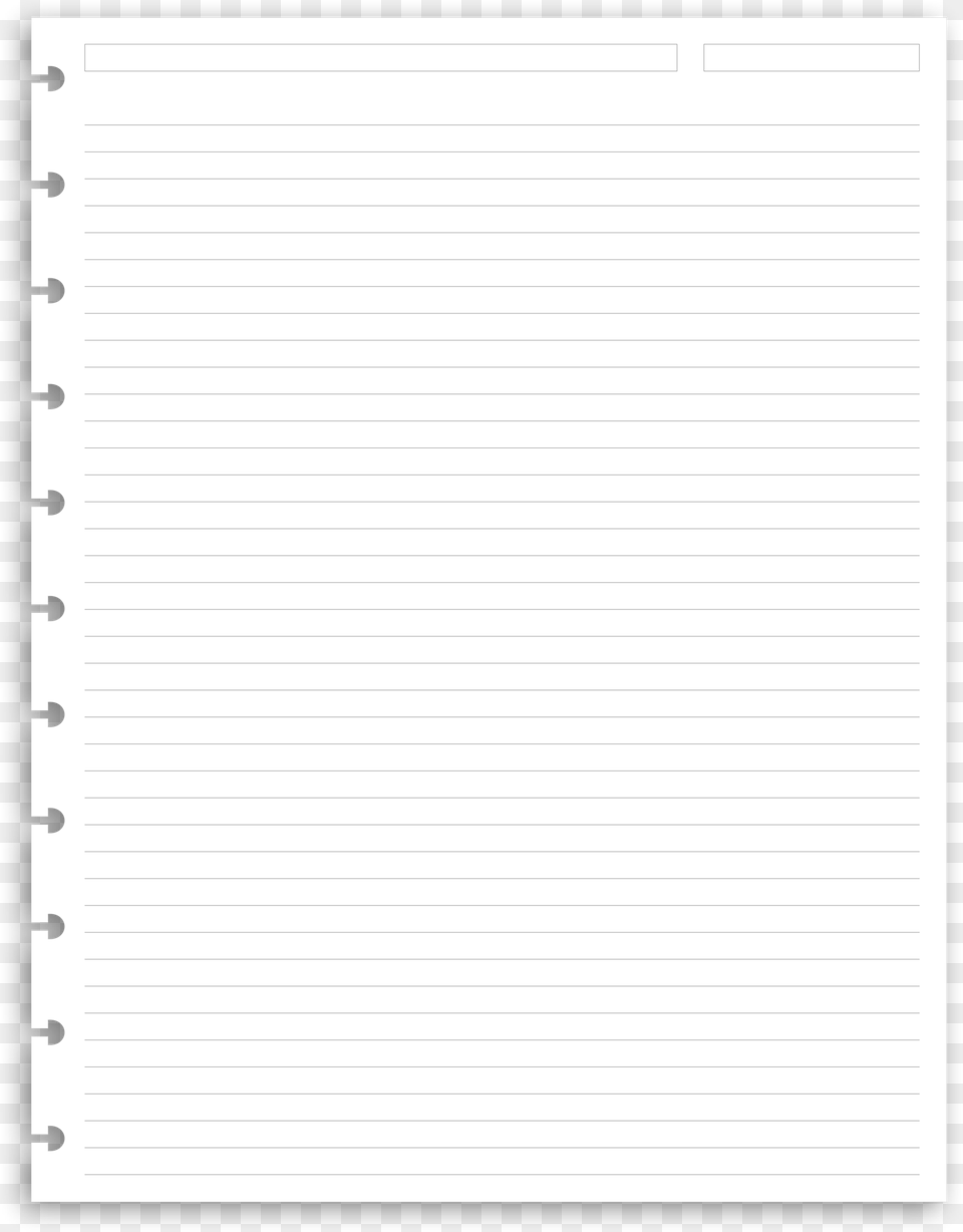 Letter Ruled Sheets Paper, Page, Text Free Png