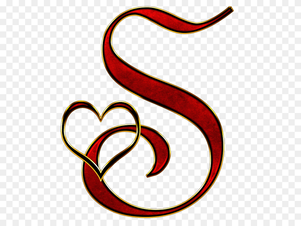 Letter S, Calligraphy, Handwriting, Text Free Png