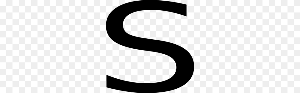 Letter S Clip Art, Gray Png Image