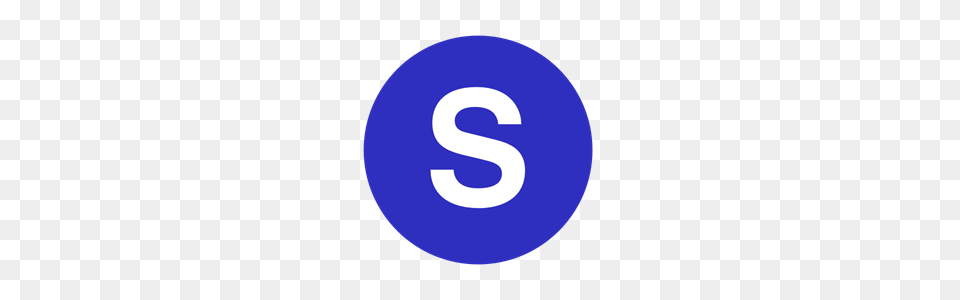 Letter S In A Cercle Blue Clip Art For Web, Symbol, Number, Text, Astronomy Free Png