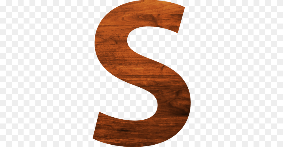 Letter S In Wooden Texture, Wood, Text, Symbol, Number Free Png Download