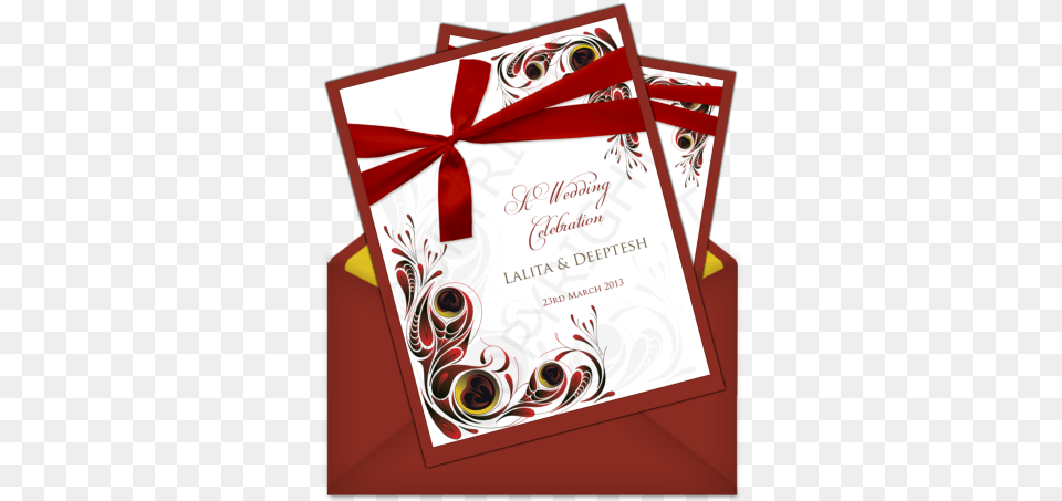Letter Style Email Indian Wedding Invitation Design New Year 2012 Greeting Cards, Envelope, Greeting Card, Mail Free Png