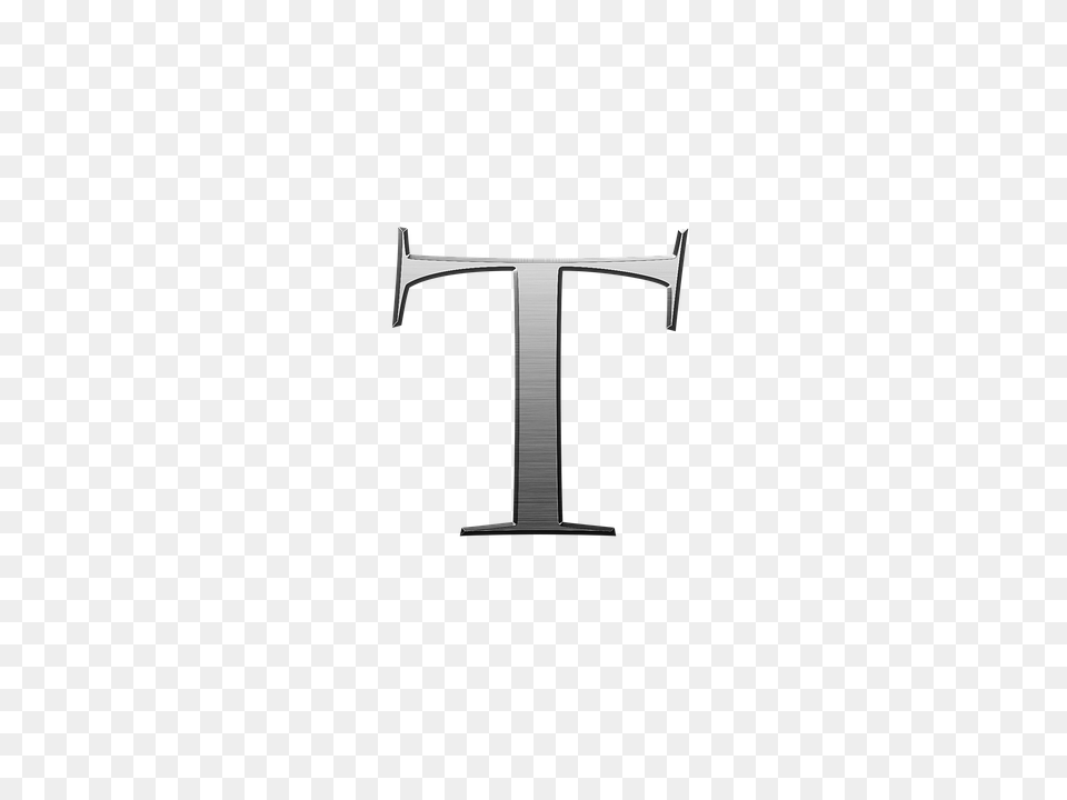 Letter T Logo, Cross, Symbol, Silhouette Free Transparent Png