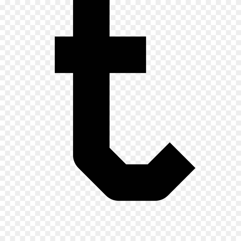 Letter T Icon, Gray Free Transparent Png