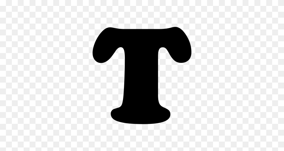 Letter T T Tumblr Icon With And Vector Format For, Gray Free Png Download