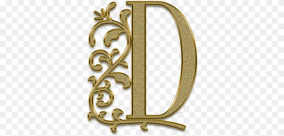 Letter The Text Of The Litera Font D Monogram Letter S, Gold, Emblem, Symbol, Accessories Free Png Download