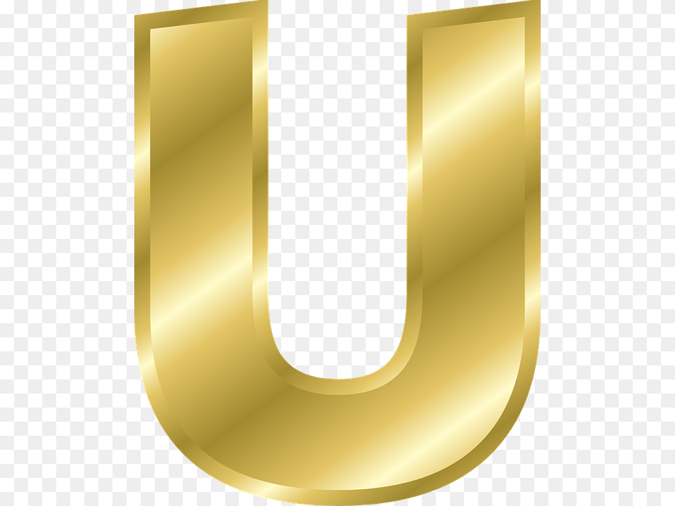 Letter U Download Arts, Gold, Text, Disk, Number Free Png