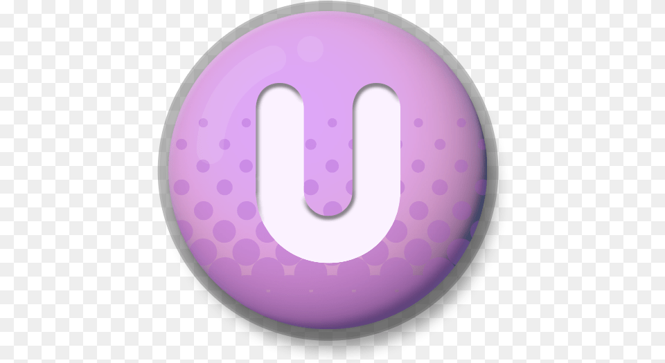 Letter U Nick Jr Letter U, Purple, Disk, Home Decor, Symbol Png Image