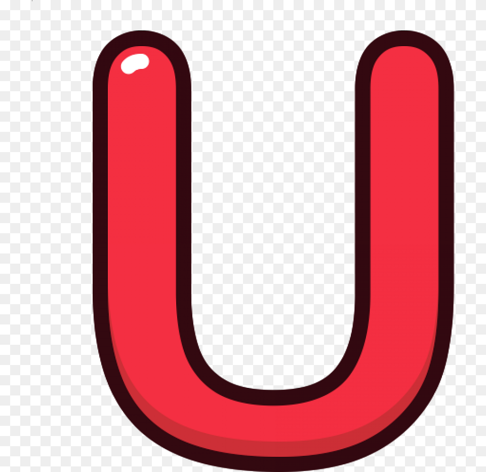 Letter U Red Icon, Smoke Pipe, Horseshoe Free Png