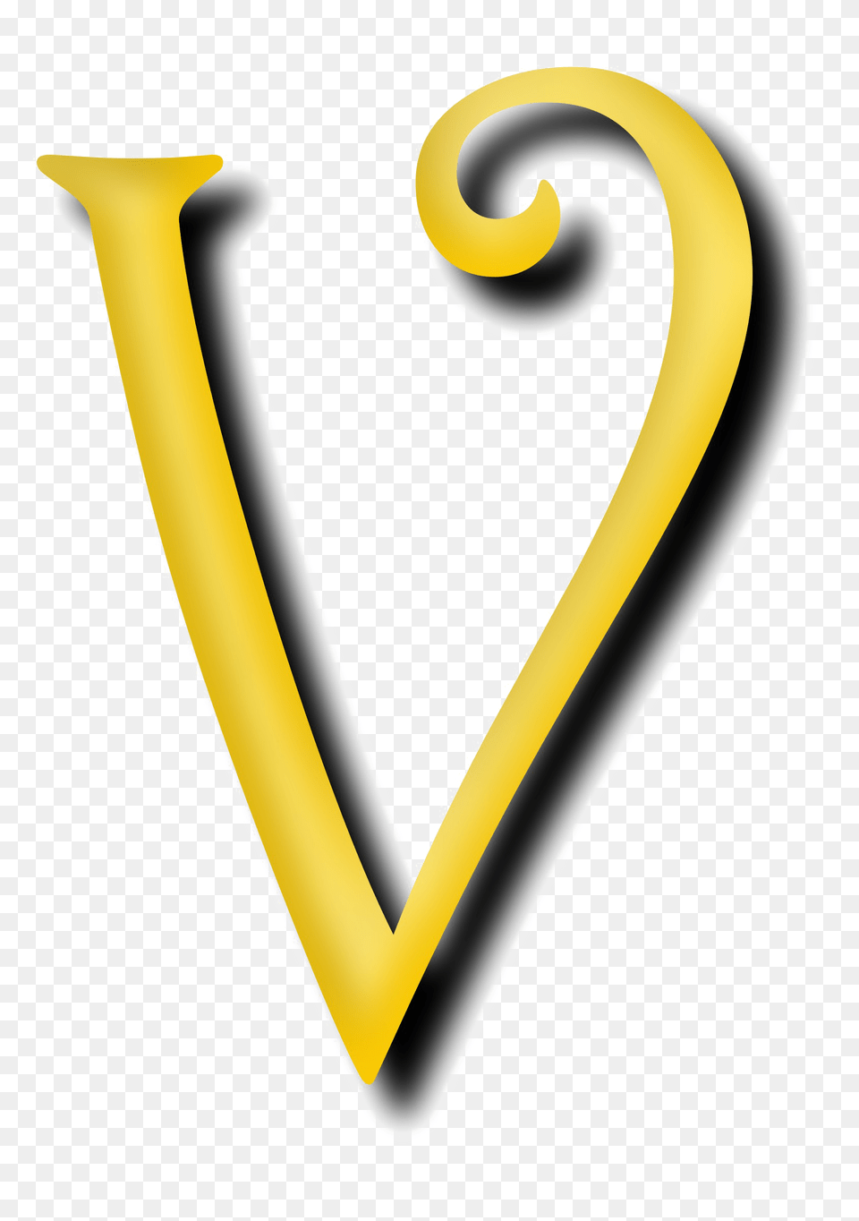 Letter V High Quality Image Arts, Heart, Smoke Pipe Free Transparent Png