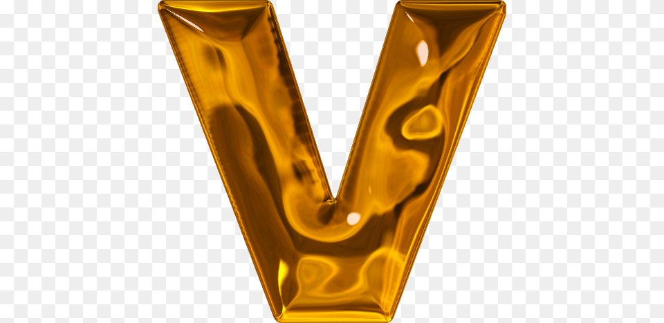 Letter V In Gold, Accessories, Gemstone, Jewelry Png Image